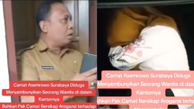 Viral Camat di Surabaya Diduga Simpan Perempuan di Kolong Meja