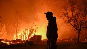 Pada malam Rabu, 8 Januari 2025, kebakaran yang terjadi di kawasan Los Angeles meluas ke Hollywood Hills.