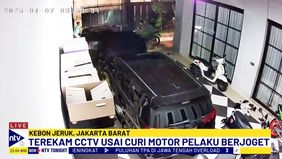 Pelaku Curanmor Terlihat Asyik Berjoget Sebagai Bentuk Selebrasi.
