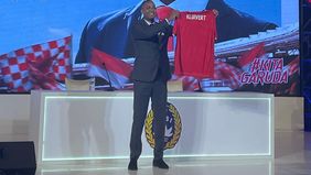 Patrick Kluivert resmi diperkenalkan sebagai pelatih baru Timnas Indonesia.