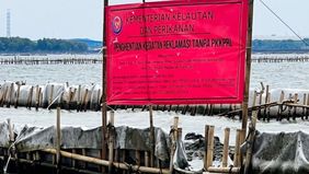 Kementerian Kelautan dan Perikanan (KKP) mengungkapkan bahwa pemagaran laut yang menggunakan bambu di wilayah perairan Kabupaten Bekasi, Jawa Barat, dianggap sebagai bagian dari kegiatan reklamasi.