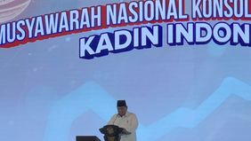 Presiden Prabowo Subianto dalam pidato sambutannya menegaskan bahwa tidak menghentikan proyek infrastruktur baru.