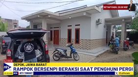 Peristiwa Perampokan Ini Terekam Kamera Pengawas.
