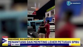 Seorang Pengemudi Mobil Bersikap Arogan Dan Terlibat Pertengkaran Dengan Petugas SPBU.
