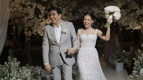 Aktris Yunita Siregar resmi dipersunting oleh produser film Wicky V Olindo di hari valentine.