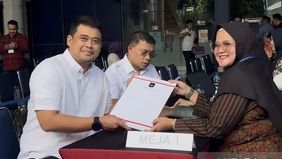 Para kepala daerah terpilih hasil Pilkada 2024 menjalani registrasi dan pemeriksaan kesehatan di Kementerian Dalam Negeri (Kemendagri), Jakarta, pada Minggu 16 Februari 2025.