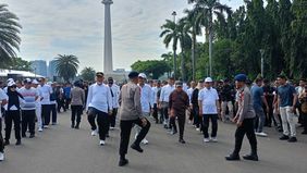 Kepala daerah terpilih Pilkada Serentak 2024 berkumpul di Monas untuk latihan dan pengarahan sebelum pelantikan resmi.