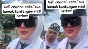 Nama Wiwin Komalasari kembali menjadi sorotan publik setelah videonya yang memperlihatkan momen tawa lepas saat menerima nasi berkat viral di media sosial.