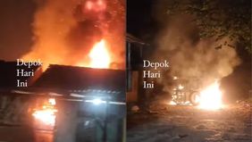 Sebuah insiden kebakaran menimpa rumah warga di kawasan Sukmajaya, Depok, yang diduga kuat akibat ulah sekelompok massa. Kejadian ini sempat terekam kamera dan menjadi viral di berbagai platform media sosial.