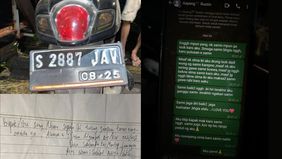 Sebuah sepeda motor ditemukan terparkir di tengah Jembatan Cincin Lama, Kecamatan Babat, Kabupaten Lamongan, pada Kamis, 27 Februari 2025 mengejutkan warga sekitar.