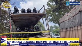 Kepolisian Resor Labuhanbatu Selatan (Polres Labusel), Sumatera Utara, tengah menyelidiki penyebab kebakaran sebuah truk bermuatan 64 unit sepeda motor di Jalan Lintas Sumatera, Kecamatan Torgamba, pada Minggu 2 Maret, sekitar pukul 00.30 WIB.