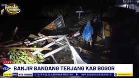 Kekuatan Arus Yang Sangat Deras Menyebabkan Empat Rumah Warga Hilang Tersapu Banjir.