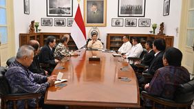 Presiden Prabowo Subianto menerima kehadiran delapan pengusaha besar di Istana Kepresidenan Jakarta pada Kamis, 6 Maret 2025. 