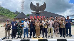 Rapat kesepakatan pembukaan perbatasan kedua negara dipimpin oleh BNPP RI.