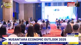 Nusantara Economic Outlook 2025 Diharapkan Dapat Mendukung Pemerintah Mewujudkan Indonesia Emas 2045.
