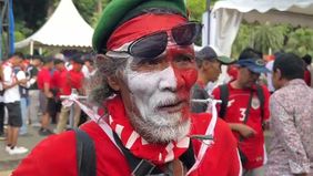 Ia bahkan berlari dari Cempaka Putih ke GBK.