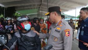 Pemudik juga diminta waspada.
