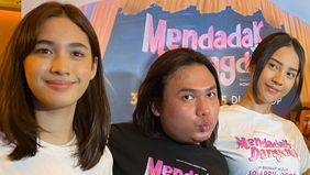 Anya Geraldine tiba-tiba menjadi biduan dangdut di film Mendadak Dangdut yang akan tayang pada 30 April 2025.