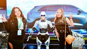 Robot Humanoid Canggih Ini Dinamakan AiMOGA, Hasil Kolaborasi Futuristik Antara Chery Dan Tim Ahli AiMOGA.