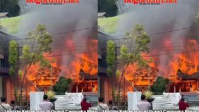 Update telah terjadi kebakaran di Grand Cempaka Resort, Cipayung Datar, Kecamatan Megamendung, Kabupaten Bogor pada Rabu, 30 April 2025.