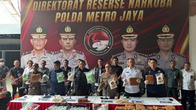 Barang bukti 315,7 kg narkotika yang disita terdiri atas 211 kg ganja, 25,98 kg sabu-sabu, 24.879 butir ekstasi, 8,62 kg tembakau sintetis, dan 103.377 butir obat-obatan berbahaya.