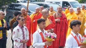 PT Aviasi Pariwisata Indonesia atau InJourney siap menyambut puluhan ribu umat Buddha untuk merayakan Hari Tri Suci Waisak 2569 di Candi Borobudur, Magelang, Jawa Tengah.