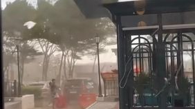 Angin tepatnya terjadi di kawasan Citra 8.