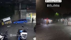 Hujan deras yang mengguyur wilayah Tangerang pada Selasa malam, 13 Mei 2025, mengakibatkan banjir setinggi 40 hingga 50 sentimeter di kawasan Ciledug Indah 2, Pedurenan, Karang Tengah, Tangerang.