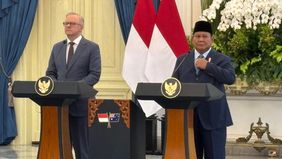 Presiden Republik Indonesia, Prabowo Subianto melakukan pertemuan bilateral bersama Perdana Menteri Australia, Anthony Albanese