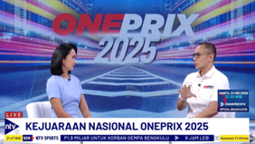 Gelaran perdana Oneprix 2025 yang berlangsung di Sirkuit Sentul Bogor pada hari ini, Sabtu (24/5/2025) akan disiarkan langsung oleh Nusantara TV mulai pukul 13.30 WIB. 