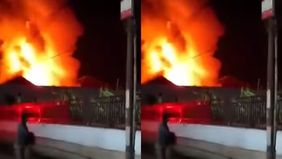 Belum diketahui akibat terjadinya penyebab kebakaran tersebut.