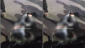 Sekitar pukul 22:00 wib sebuah kecelakaan tunggal di depan pom bensin Wadas atau jalan raden fatah kota Tangerang.
