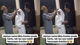 Niat awal membuat konten hiburan bertema horor berujung kejadian mistis sungguhan. Seorang konten kreator asal Desa Bone, Kecamatan Bajeng, Kabupaten Gowa, Sulawesi Selatan, mendadak kesurupan saat proses syuting berlangsung, Selasa malam, 27 Mei 202