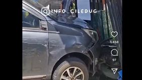 Pengemudi mengaku mobilnya alami rem blong.
