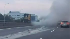 Kecelakaan berlangsung pagi tadi