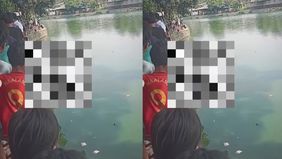 Ada penemuan orang dalam keadaan mengambang di Setu Citayam, Pondok Terong Cipayung, Depok kejadian penemuan sekitar jam 11 siang.