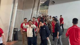 Presiden Prabowo Saksikan Langsung Pertandingan Indonesia Vs China di GBK.