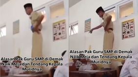  Jagat media sosial kembali dikejutkan oleh sebuah video kekerasan di lingkungan sekolah. Seorang guru di Kabupaten Demak terekam kamera menendang kepala siswa dari atas meja saat sesi ujian berlangsung. Video berdurasi 28 detik itu kini telah menyeb