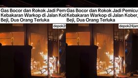 Peristiwa tersebut pertama kali dilaporkan ke Dinas Pemadam Kebakaran dan Penyelamatan (Damkar) Kota Depok pada pukul 00.45 WIB. Api berhasil dipadamkan sekitar pukul 01.40 WIB setelah Damkar mengerahkan 17 personel dan 4 unit mobil pompa dari Mako, 