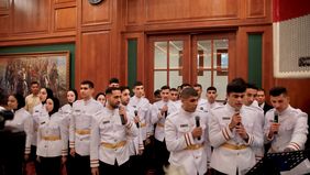 Suasana haru dan penuh hormat menyelimuti ruang makan Universitas Pertahanan Republik Indonesia (Unhan RI), ketika tiga lagu kebangsaan – Pakistan, Indonesia, dan Palestina berkumandang satu per satu dalam sebuah jamuan makan kenegaraan yang khidmat.