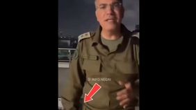 Video tangan gemetar Avichay Adraee viral di media sosial dan disorot netizen.