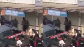Warga Jatiuwung, Kota Tangerang menangkap oknum karyawan yang diduga melalakukan aksi pencabulan terhadap bocah laki-laki di dalam toilet Minimarket (15/6/2026).