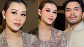 Aaliyah Massaid langsung jadi bridesmaid di acara pernikahan Al Ghazali dan Alyssa Daguise pasca 4 hari melahirkan.