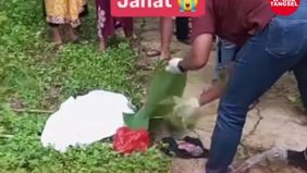 Janin ditemukan saat saksi hendak membakar sampah.