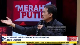 Saat hadir sebagai narasumer di acara 'Merah Putih" Nusantara TV, Rabu 18 Juni, Roy Suryo menegaskan ia dan koleganya tengah menagih etika dan kejujuran dari seseorang yang pernah menjadi pejabat publik yang dipersoalkan keabsahan ijazahnya.