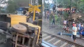 Sebuah kereta rel listrik (KRL) jurusan Tangerang–Jakarta terlibat kecelakaan beruntun di perlintasan sebidang Jalan Sudirman, Tanah Tinggi, Kota Tangerang, Jumat, 20 Juni 2025 pagi.