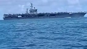 Kapal terpantau oleh nelayan Aceh.