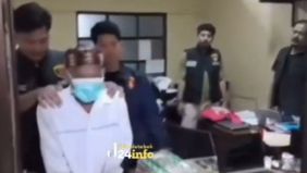 Pelaku kini ditangkap polisi