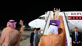 Prabowo Subianto, mengakhiri kunjungan kenegaraannya di Kerajaan Arab Saudi dan bertolak meninggalkan Jeddah