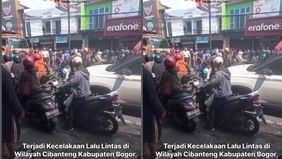 Menurut keterangan, korban merupakan dua orang wanita. Saat ini korban sudah dilarikan ke rumah sakit.